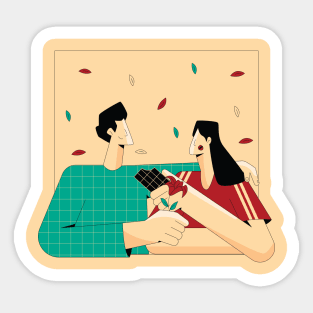 Lovers II Sticker